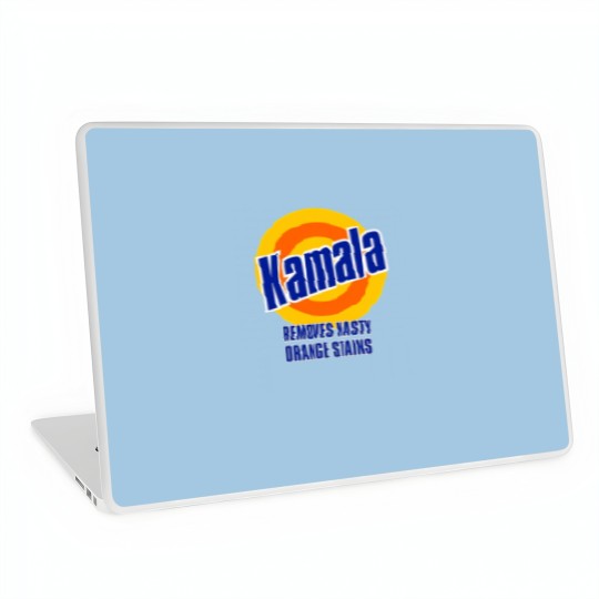 Discover Kamala "Removes Nasty Orange Stains" DTG 190gsm Men's Laptop Skins