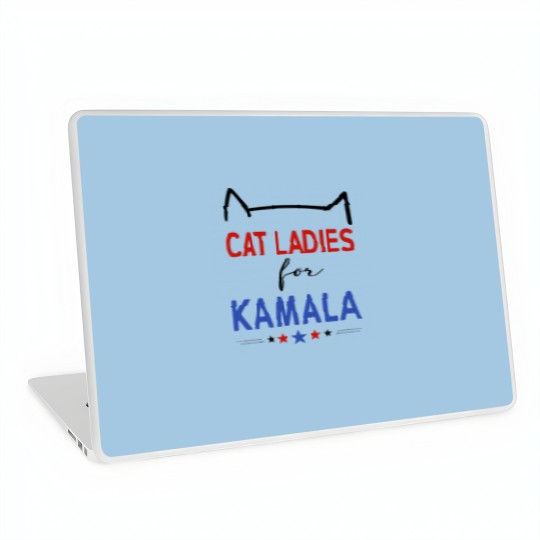 Discover Kamala Cat Lady Laptop Skin