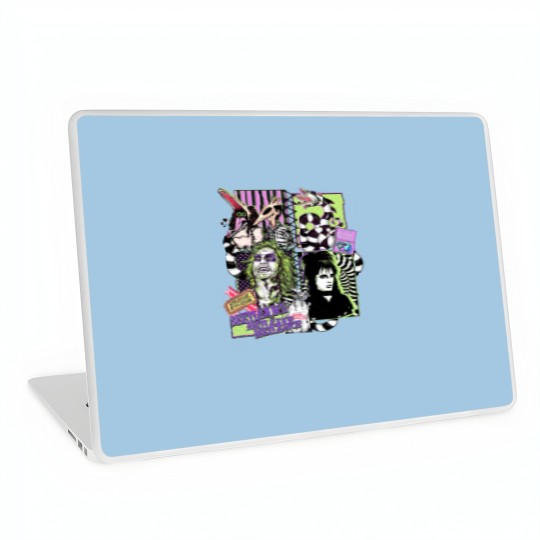 Discover Beetlejuice, Never trust the living Laptop Skins, Beetlejuice 1988 Movie Laptop Skins