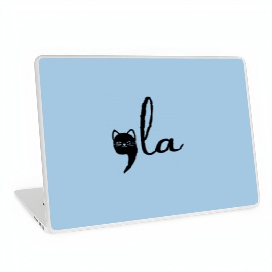 Discover Comma La Cat Lady Kamala Harris Laptop Skins