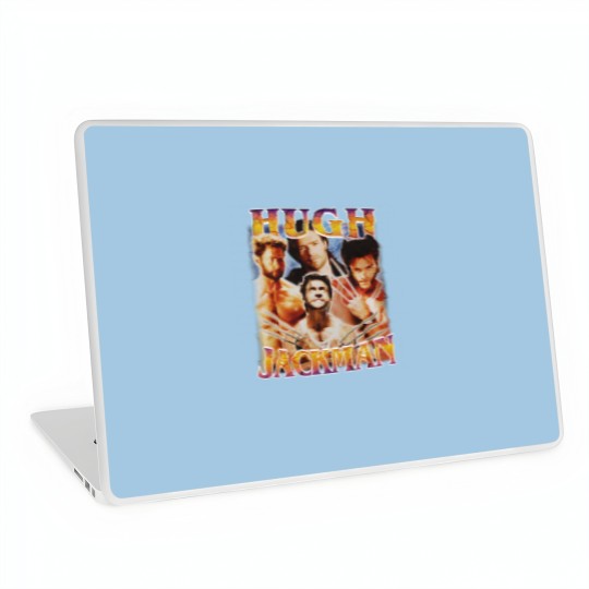 Discover Vintage Hugh Jackman Laptop Skin - Fan Gift