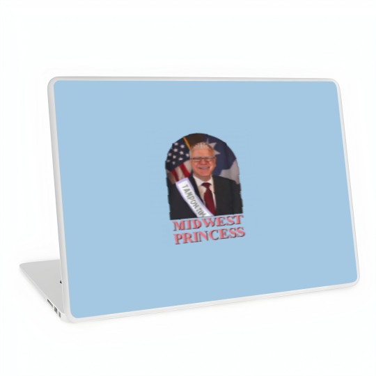 Discover Midwest Princes Tampon Tim Walz Laptop Skins, Chappel Roan Laptop Skins