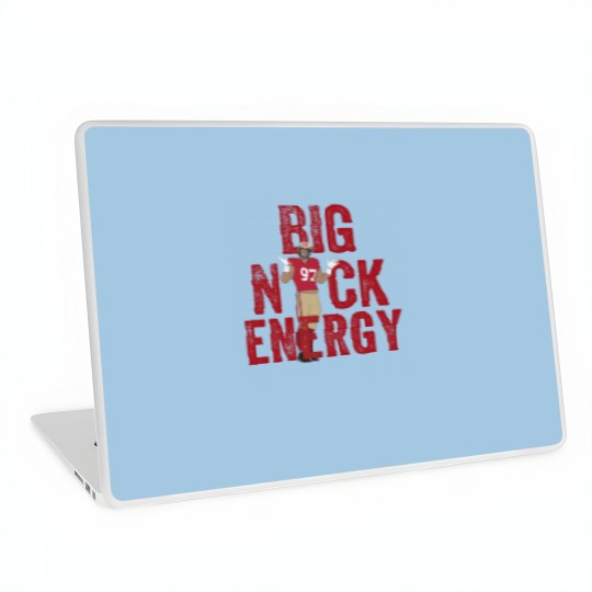 Discover Vintage Nick Bosa Laptop Skin - Big Nick Energy Edition