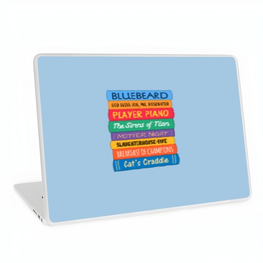 Discover Kurt Vonnegut Books Laptop Skins