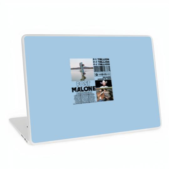 Discover Post Malone Laptop Skins, F-1 Trillion Album Vintage Laptop Skins