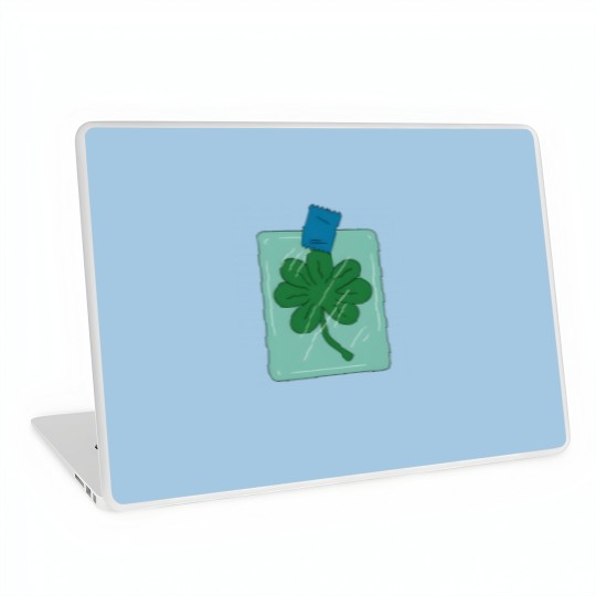 Discover Frys 7 leaf clover - Futurama Laptop Skins