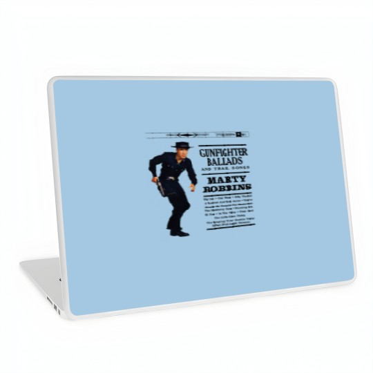 Discover Marty Robbins fighter BalladsBig Iron Laptop Skins
