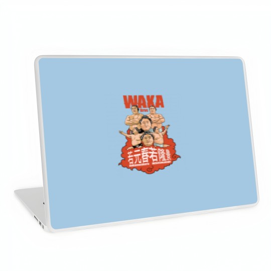 Discover Wakamotoharu and Wakatakakage Japanese sumo wrestlers Laptop Skins