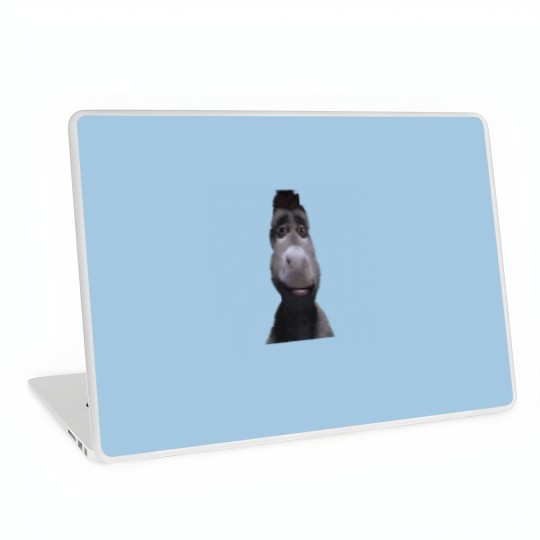 Discover Staring Donkey from shrek Laptop Skins