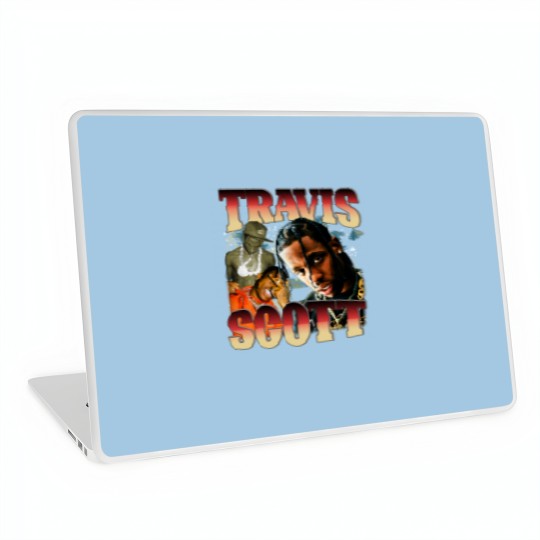 Discover Travis Laptop Skins, 90's Vintage Rap Laptop Skins RPLC26