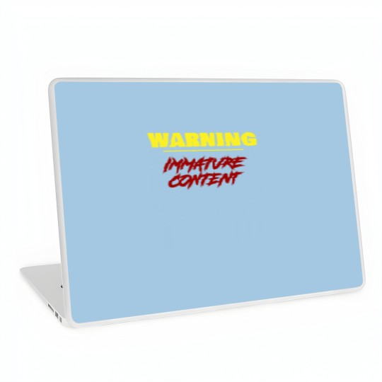 Discover Warning Laptop Skins