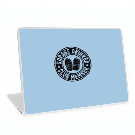 Discover Garage Drinker Club Member Day Beer Drinking Fat Laptop Skins