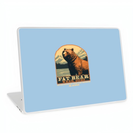 Discover fat bears week - vintage emblem 2024 Laptop Skins