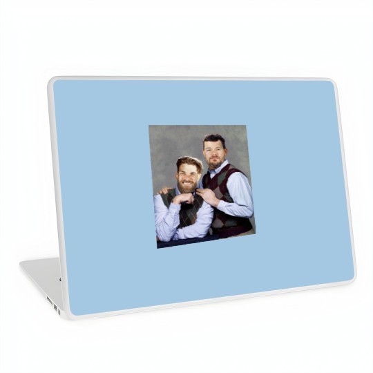 Discover Kyle Schwarber Bryce Harper Philadelphia Baseball Laptop Skins
