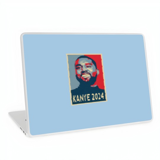 Discover Kanye 2024 President Laptop Skins, Kanye For President 2024 Laptop Skins