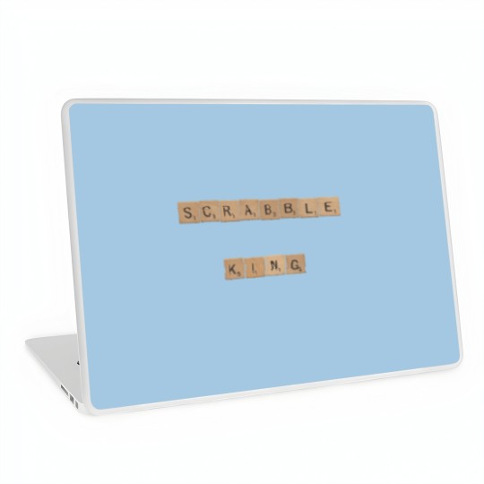 Discover Scrabble King Laptop Skins