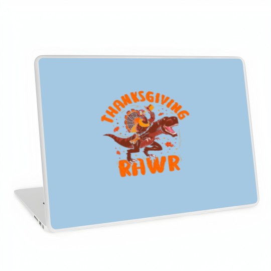 Discover Thanksgiving Thanksgiving Rawr Laptop Skins