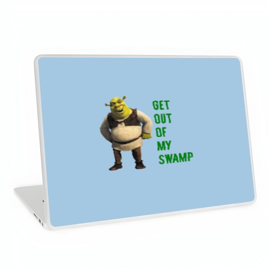 Discover Get out of my swamp Laptop Skins