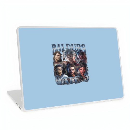 Discover Baldurs Gate 3 Vintage Laptop Skins, Gift For Woman and Man Unisex Laptop Skins