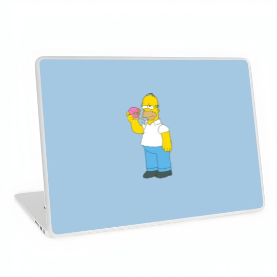 Discover The Simpsons Homer Simpson Donut Laptop Skins