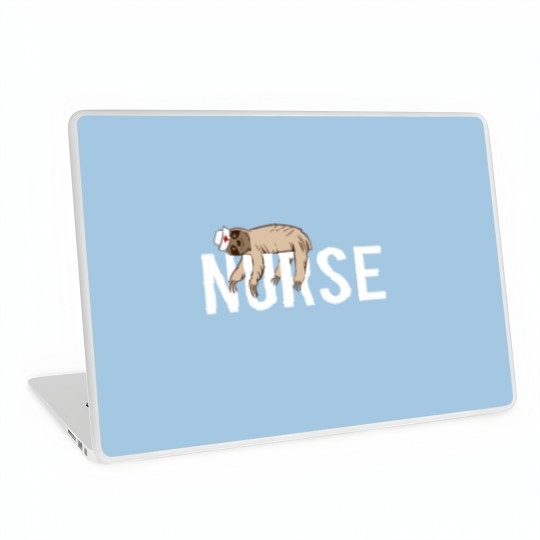 Discover Nurse Sloth Sloth Animal Lovers Nursing Gift Laptop Skins