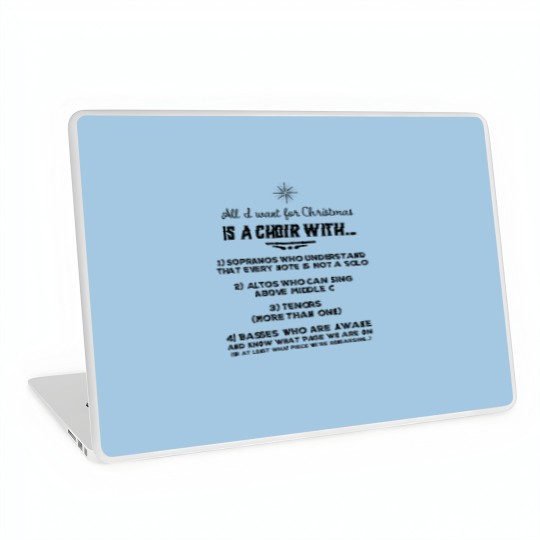 Discover Funny Choir Director Design The Perfect Christmas Gift Laptop Skins