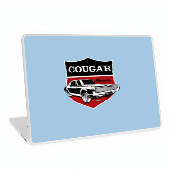 Discover Classic Mercury Cougar crest Laptop Skins