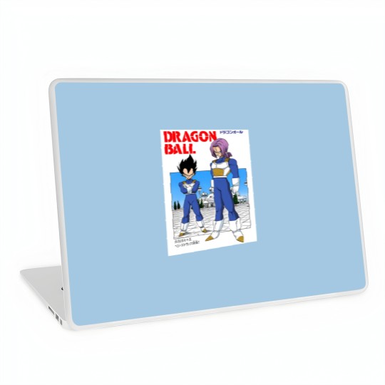 Discover DBZ Vegeta & Trunks Manga Cover Laptop Skins