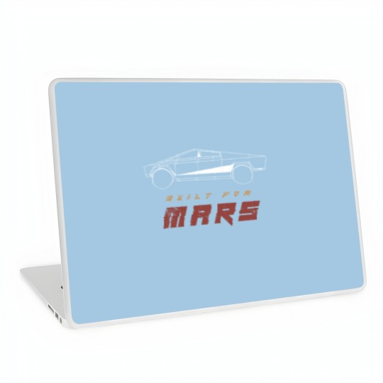 Discover Cybertruck Built For Mars Graphic  teslas Cybertruck Laptop Skins