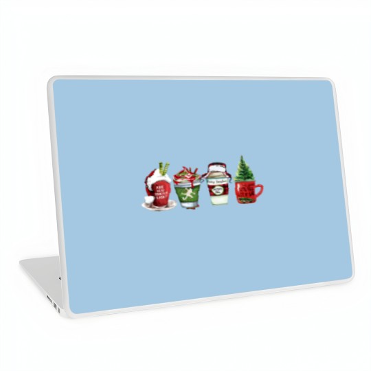 Discover Christmas Coffee Laptop Skin