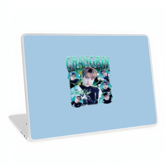 Discover Exclusive Stray Kids Changbin Bootleg Laptop Skins