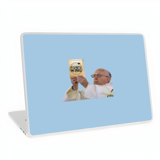Discover Fourth Wing Pope Meme Laptop Skins