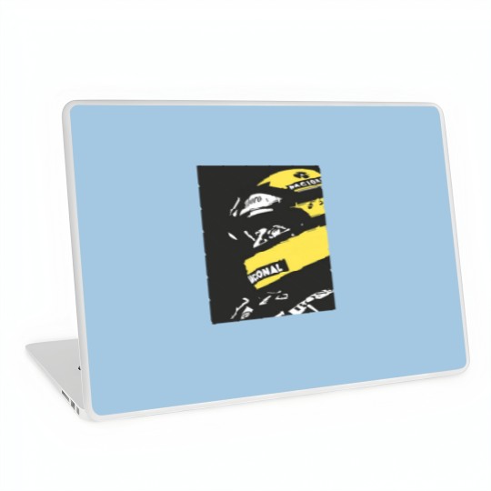 Discover Ayrton Sennaa drawing Laptop Skins