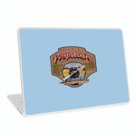 Discover PropWash Brewing Co. Radial Red DHC2 Beaver Floatplane Laptop Skins