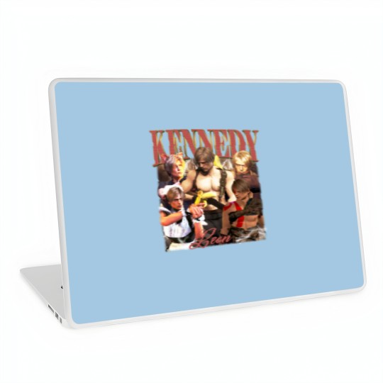 Discover Leon Kennedy Funny Vintage Laptop Skins, Leon Kennedy Meme Resident Evil 4 6 Vintage Laptop Skins