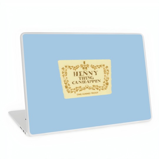 Discover Henny Thing Can Happen Label Family Chrismast Present Gift Laptop Skins