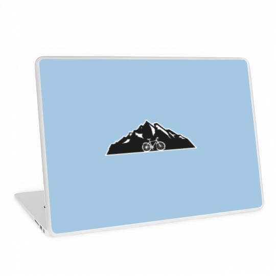 Discover Mountain biking pullover Laptop Skins for cyclists