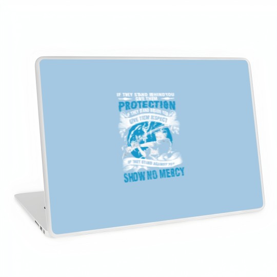 Discover One piece - Protect them if they stand behind yo Laptop Skins