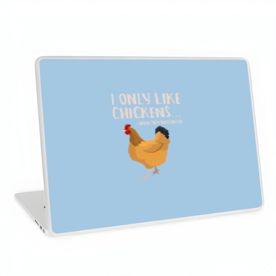 Discover Funny Grilled Smokes Chicken meat Jerking Laptop Skins