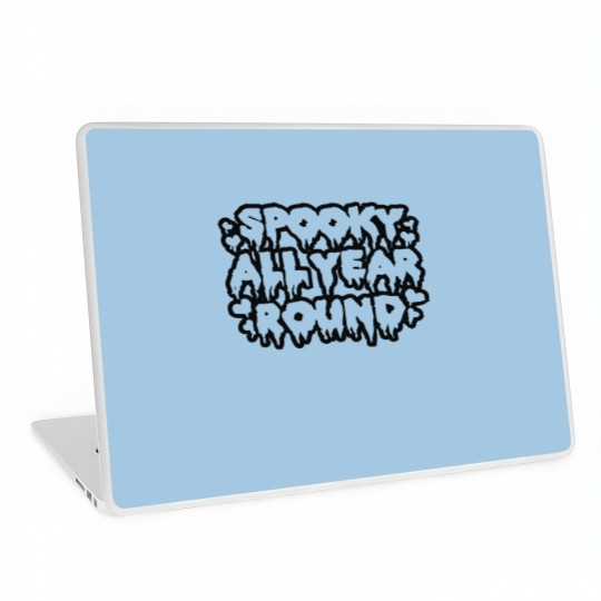 Discover Spooky All Year Round Laptop Skins