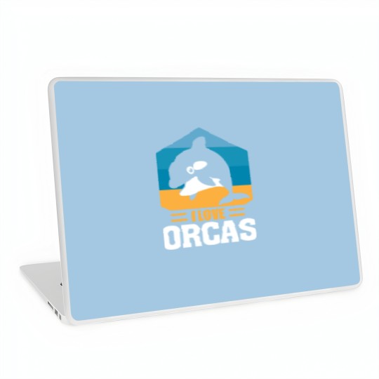 Discover Orca whale gift Laptop Skins