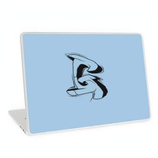Discover G Graffiti letters initial alphabet gift Laptop Skins