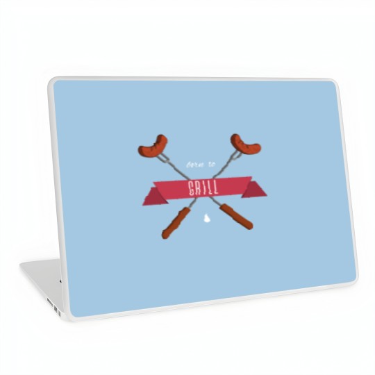 Discover Born 2 Grill Laptop Skins