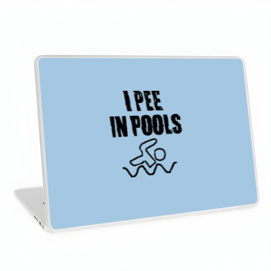 Discover i pee in pools i pee urinate in the pool Laptop Skins
