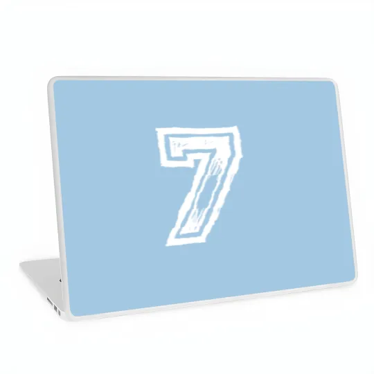 Discover 7 number jersey Laptop Skins