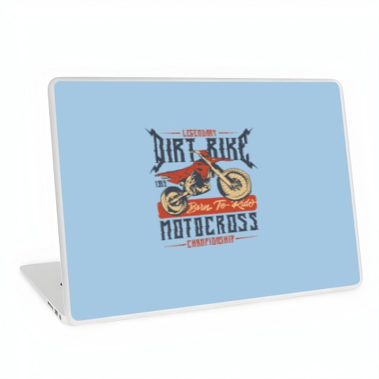 Discover Legendary Dirt Bike Motocross Championship 1969 Laptop Skins