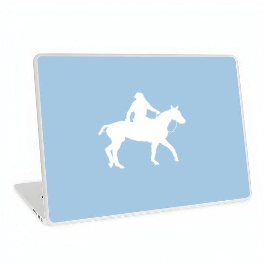 Discover Horse Rider Pocket Design Laptop Skin for Horse Lovers