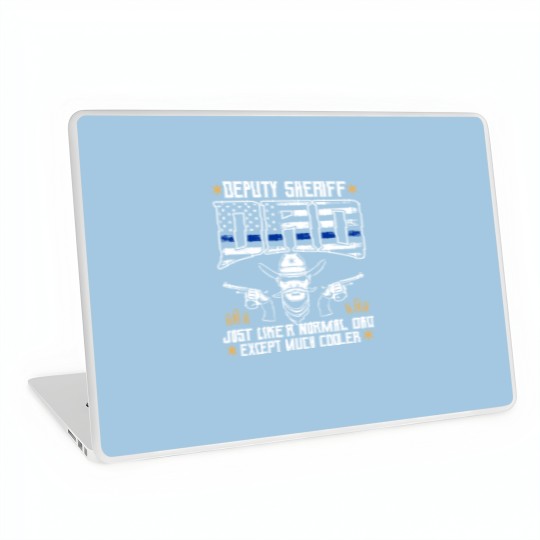 Discover Deputy Sheriff Cool Dad Police Law Enforcement Laptop Skins