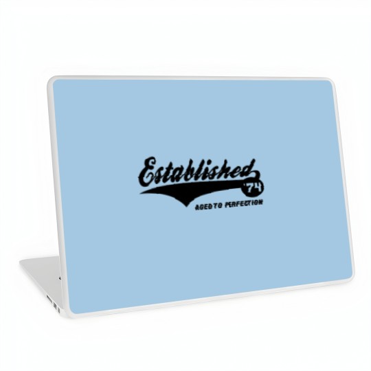 Discover Established 1974 - Birthday Anniversaire Design Laptop Skins