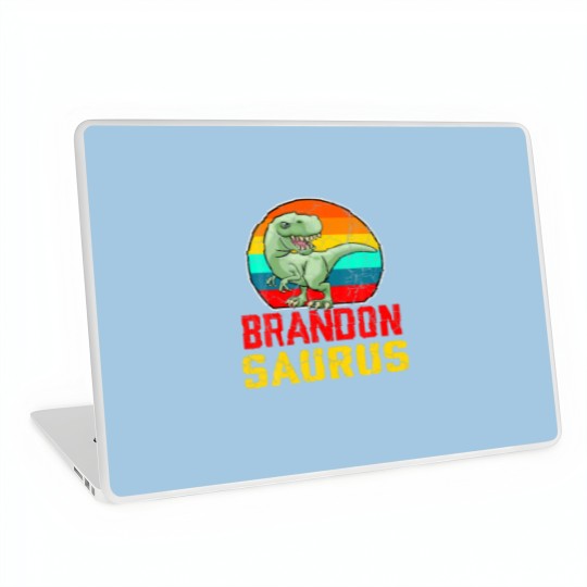 Discover Brandon Saurus Family Reunion Last Name Team Funny Laptop Skins